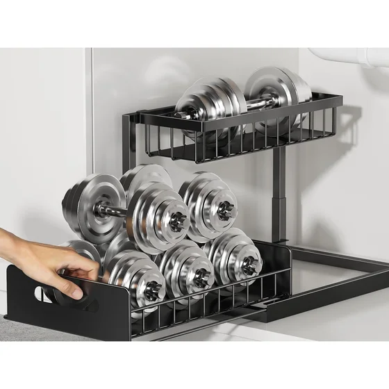 L-Shaped Under Sink Organizer