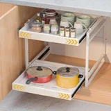 REALINN 21 in Pull-Out Cabinet Shelves, White