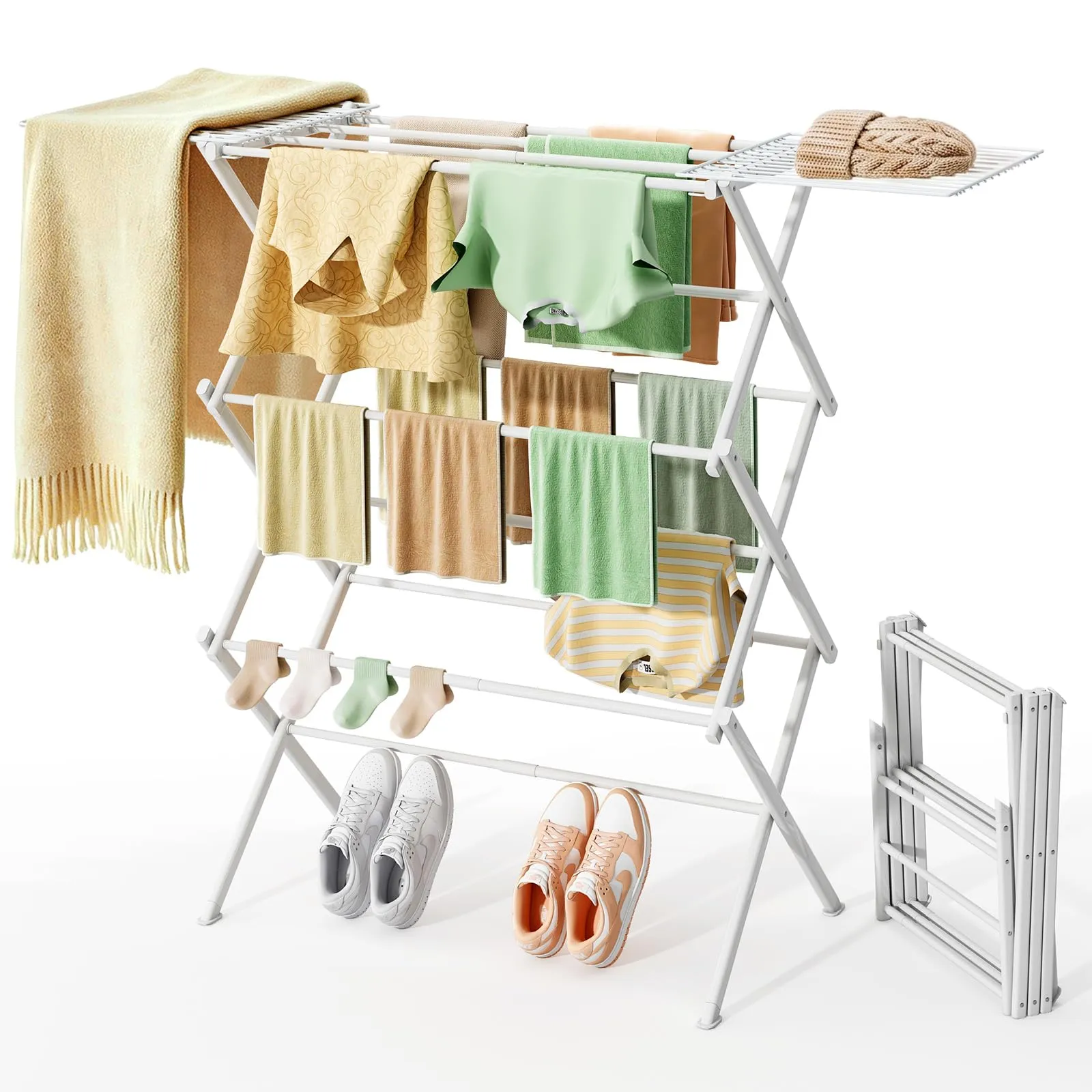 REALINN Fold-Open Drying Rack, , product photo